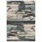 Homeroots 6 x 9 ft. Ivory Blue Gray Abstract Layers Indoor Area Rug 384303 - alternate 1